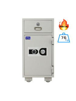 ตู้เซฟบริจาค VTND-21S (รหัสหมุน) (เจาะช่องบริจาคด้านบน)