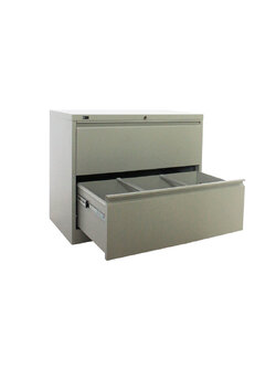 ตู้เหล็กเอนกประสงค์เก็บเอกสาร 2 ลิ้นชัก รุ่น MET-L02