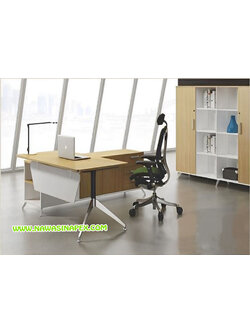 โต๊ะทำงานผู้บริหาร GZ-83-2B +ตู้ข้างขนาดใหญ่