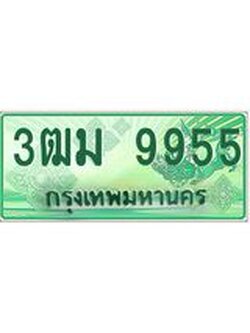 ทะเบียนสวย 9955 รถกระบะเลขประมูล – 3ฒม 9955 ทะเบียนป้ายเขียวเลขประมูล