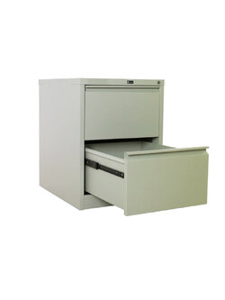 ตู้เหล็กเก็บเอกสาร 2 ลิ้นชัก รุ่น MET-F02