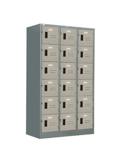 ตู้ล็อคเกอร์ รุ่น LK-018 บานเปิด 18 ประตู