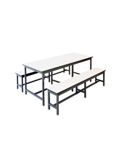 โต๊ะอาหาร โต๊ะกินข้าว ม้านั่ง 8 ที่นั่ง /180 ซม.