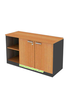 ตู้บานเปิดพร้อมตู้โล่ง 2 ชั้น 2CL-1285