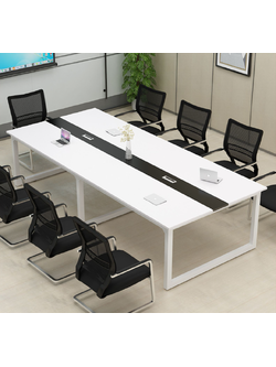 โต๊ะประชุมไม้ขาเหล็กกล่อง 8-24 ที่นั่ง