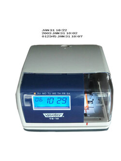 นาฬิกาตอกบัตรจอดรถ เวอร์เทค TS-10