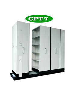ตู้รางเลื่อน แบบมือผลัก 7 ตู้ รุ่น CPT 7