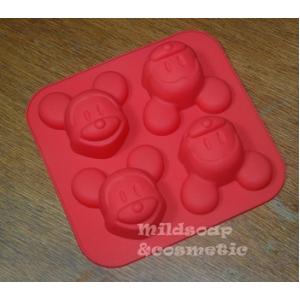 พิมพ์สบู่ มิกกี้ มินท์ 30 กรัม 4หลุม