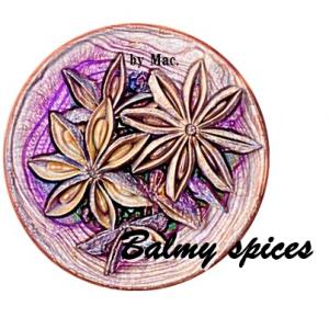 BALMY SPICES น้ำมันหอมระเหยผสม เครื่องเทศหอม ผ่อนคลายสมองและลดความตึงเครียดได้เป็นอย่างดี ละลายในแอกอฮอล์และน้ำมัน