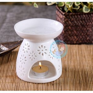 Essential oil SPA burner 60 ml เตาอโรม่า เตาน้ำมันหอมระเหย สำหรับ สปา ลาย " Starfall "