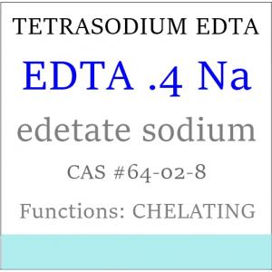 EDTA .4 Na / TETRASODIUM EDTA / edetate sodium / Tetrasodium ethylenediaminetetraacetate