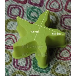 พิมพ์สบู่ซิลิโคน ปลาดาว /45-50 กรัม
