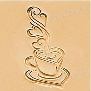 COFFEE NATURAL SOAP STAMP 5.2 x 5.2 CM.