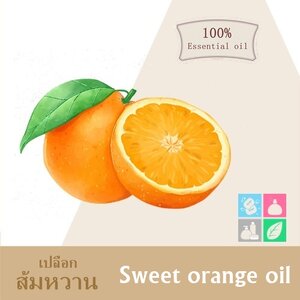Orange Oil ,Sweet orange peel oil น้ำมันหอมระเหยจากเปลือกส้มเช้ง D-limonene > 95 % ละลายในแอกอฮอล์และน้ำมัน-ทนความร้อนสูง- ไม่ เร่งเทรซ COA
