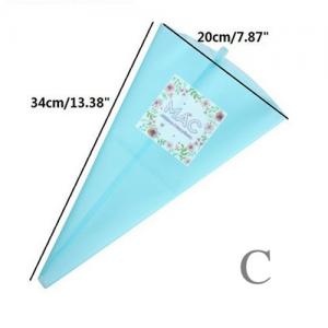 SILICONE CREAM PIPING BAG ถุงซิลิโคนบีบครีมสบู่ size C 40 ซม.