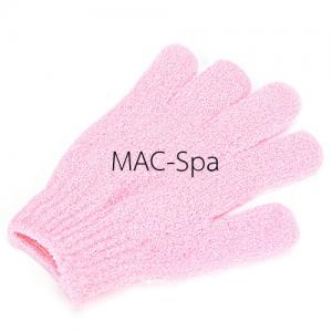 ถุงมืออาบน้ำขัดตัว 1 ข้าง สีชมพูอ่อน