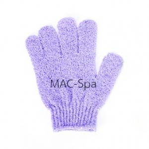 ถุงมืออาบน้ำขัดตัว 1 ข้าง สีม่วงอ่อน