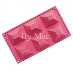 พิมพ์ซิลิโคน ปิรามิด 100 กรัม / 6 หลุม