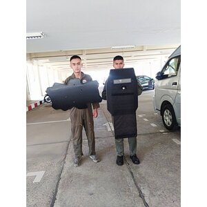 โล่กันกระสุน สะเก็ดระเบิด NIJ IIIA Ballistic NIJ III โล่กันอาวุธสงคราม โล่กันกระสุนระดับ 3 โล่กันกระสุนระดับ 3A โล่ตำรวจ โล่ยุทธวิธึ โล่กันสะเก็ด