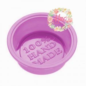 Silicone Soap Mold 100% hand made(Round) พิมพ์ซิลิโคนกลม ทำด้วยมือ 100 % น้ำหนักสบู่ 50 กรัม(g)