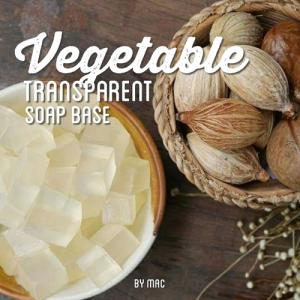 Vegetable Transparent Soap Base เบสสบู่ใสน้ำมันมะพร้าว Sulfate and Paraben free เหมาะสำหรับผิวธรรมดา-ผิวแห้ง