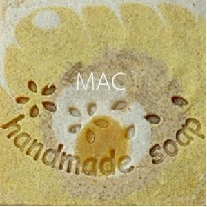 HANDMADE FLOWER SOAP STAMP 3.5 X 5.3 CM.