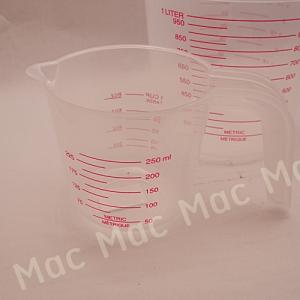 ถ้วยตวงพลาสติกขุ่นขนาด 250 มิลลิลิตร