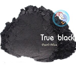 Color Black : mica pearlescent pigment/ สีดำประกายมุก /สีผงไมก้า ผงละเอียดมีประกาย