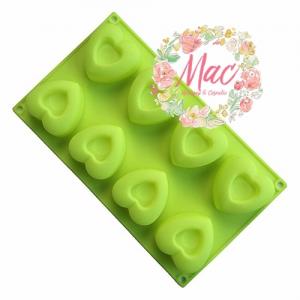 พิมพ์ซิลิโคน ฮาร์ท ร๊อค / 6x6x2.5 cm /50 กรัม /4 หลุม