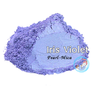 Color Purple : Iris violet pearlescent pigment/ สีม่วงไอริสประกายมุก / สีไมก้า