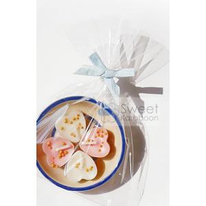Sweet love scented candles เทียนหอม "หวานคู่ใจ" 4 ชิ้น 20 กรัม พร้อม ถ้วยตะไล