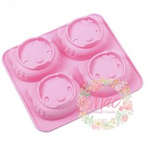พิมพ์ซิลิโคน คิตตี้ โฟร์ 50 กรัม 4 หลุม