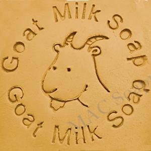 HANDMADE GOAT MILK SOAP STAMP (4.2 x 4.2 CM.)