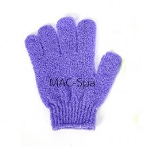 ถุงมืออาบน้ำขัดตัว 1 ข้าง สีม่วง