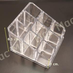 กล่องอะคริลิกใส ใส่ลิปสติก 9 ช่อง