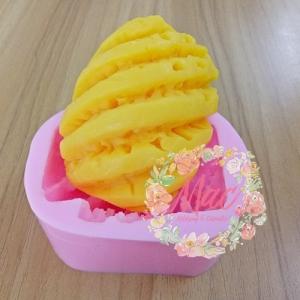 พิมพ์สบู่ซิลิโคน สัปประรด PINEAPPLE SHAPE SILICONE MOLD /90 กรัม