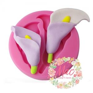 พิมพ์ซิลิโคน 2-D ลิลลี่ 7-10 กรัม 2 หลุม