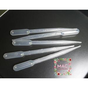 ปิเปตต์ (pipette) ใช้สำหรับตวง ปริมาตร 1-3 มล. จำนวน 5 ชิ้น