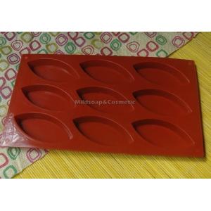 พิมพ์สบู่ซิลิโคน LEAF RICE น้ำหนัก 30 กรัม 9 หลุม