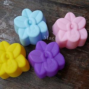 พิมพ์ซิลิโคนทำลิป กล้วยไม้ 3 ซม. 6 ชิ้น