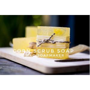 ชุดทำสบู่ใส สครับข้าวโพด(ชนิดหยาบ) 1000 กรัม