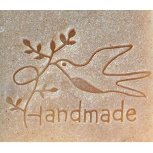 HANDMADE FREE BIRD SOAP STAMP 4 X 5 CM.