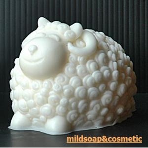 พิมพ์สบู่ 3 D แกะตัวอ้วน / 5 x6.5x5 cm / 90 กรัม