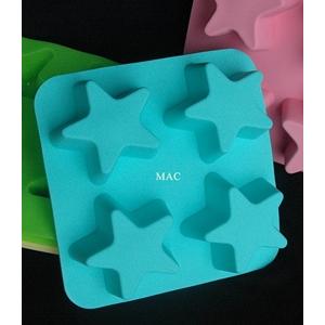 พิมพ์ซิลิโคน ออล สตาร์ /50 กรัม /4 หลุม