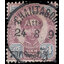 แสตมป์ชุด 24 อัฐ แก้เป็น 4 อัฐ + ประทับตรา Single Ring จันทบูรณ์ CHANTABOON 24.8.1901