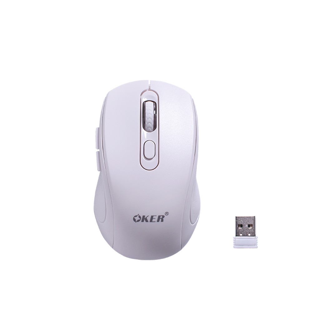 OKER M825 WIRELESS MOUSE 1600DPI เม้าท์ไร้สาย ไฟ7สี SKU-02959