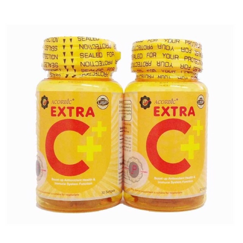 Acorbic Extra C Plus 30 Softgel Vitamin C++ วิตามินซี