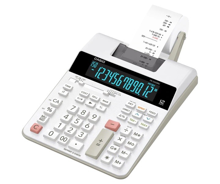 เครื่องคิดเลขพิมพ์กระดาษ Casio FR-2650RC