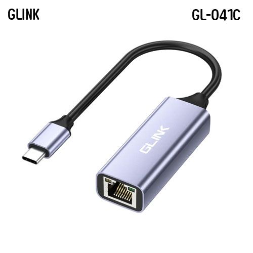 GL-041C GLINK TYPE-C NETWORK ADAPTER GIGABIT 10/100/1000 US-GO-RJ-GL041