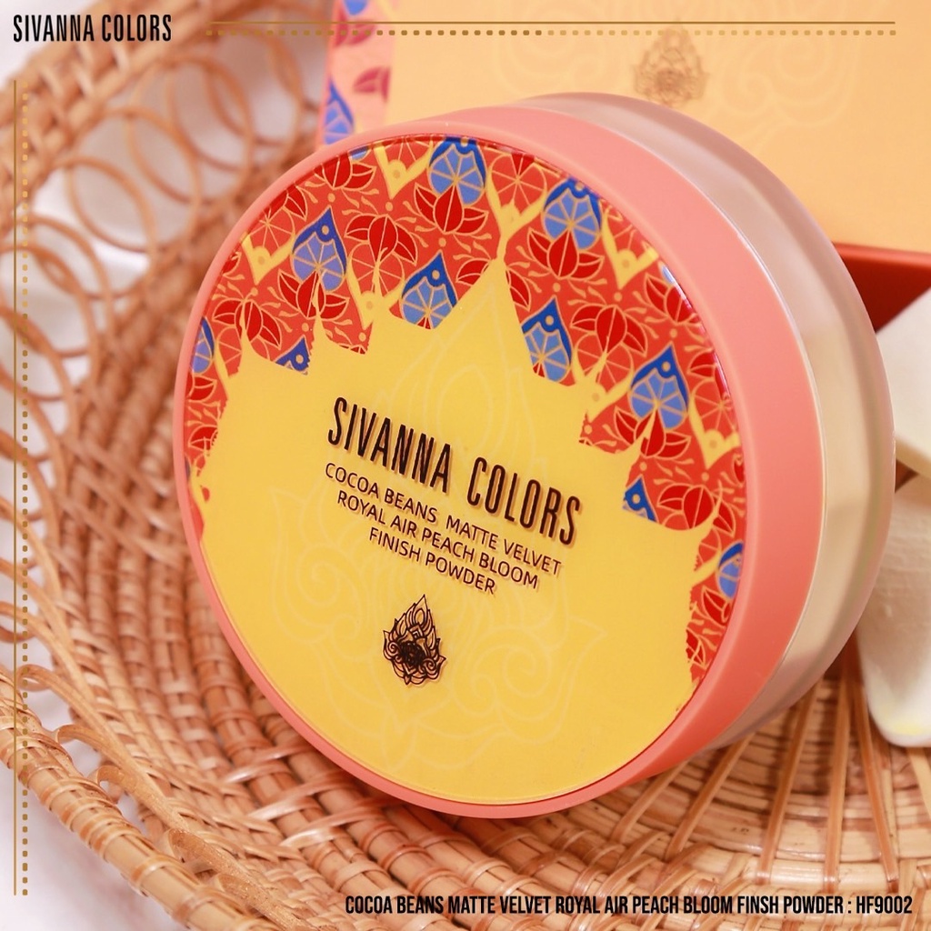 Sivanna แป้งฝุ่น โกโก้ บีนส์ Cocoa Beans Matte Velvet Royal Powder HF9002